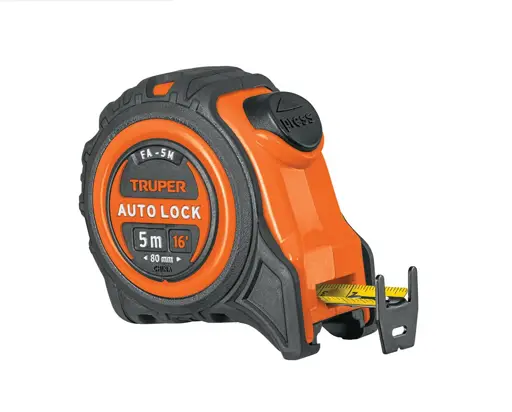 CINTA METRICA 5M AUTOLOCK CONTRA IMPACTO TRUPER