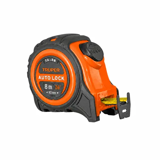 CINTA METRICA 8M AUTOLOCK CONTRA IMPACTO TRUPER
