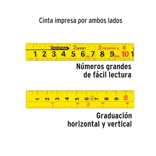 CINTA METRICA 10M CONTRA IMPACTO TRUPER