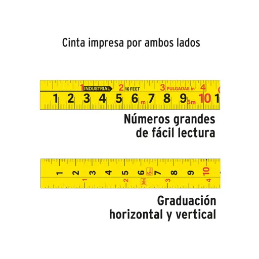 CINTA METRICA 5M CONTRA IMPACTO TRUPER