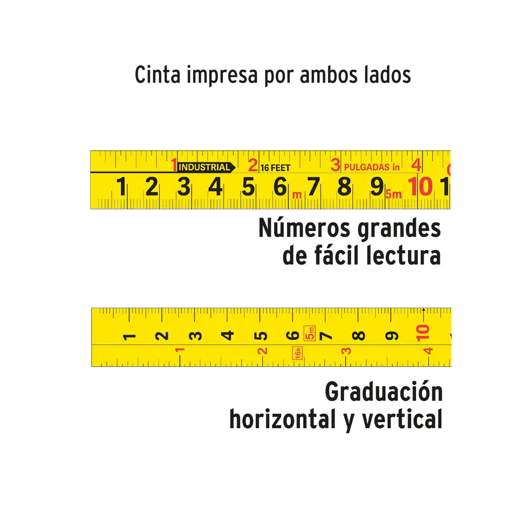 CINTA METRICA 8M CONTRA IMPACTO TRUPER — vista 4