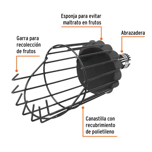 RECOLECTOR DE FRUTAS SIN CABO TRUPER