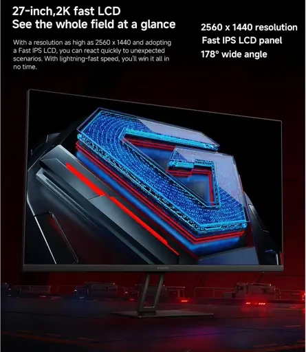 MONITOR 27 PULGADAS 2K 180HZ XIAOMI