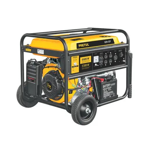 GENERADOR PORTATIL 5.500W A GASOLINA PRETUL