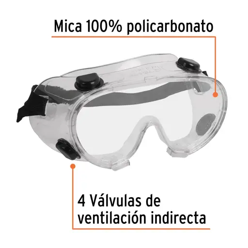 ANTEOJO TRANSPARENTES DE SEGURIDAD TRUPER