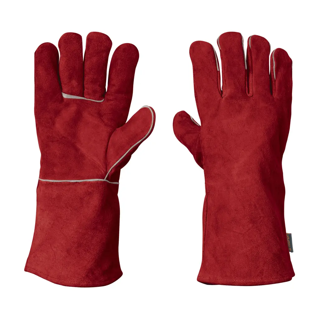 GUANTE CUERO ROJO SOLDADOR TRUPER