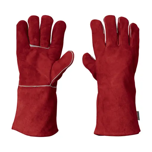 GUANTE CUERO ROJO SOLDADOR TRUPER