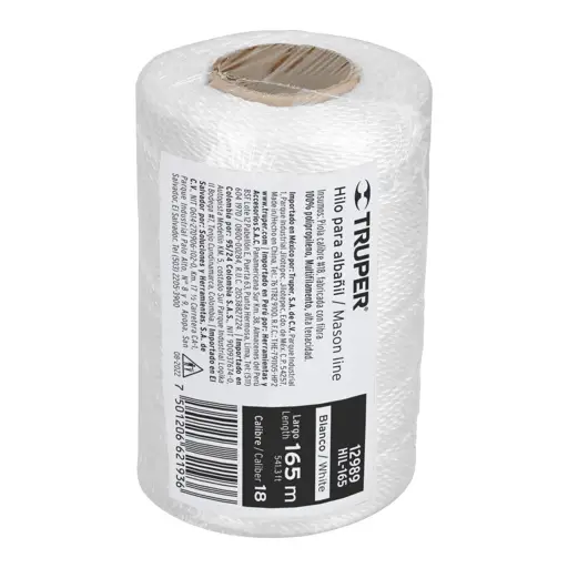 CUERDA PARA ALBAÑIL BLANCO 165M TRUPER