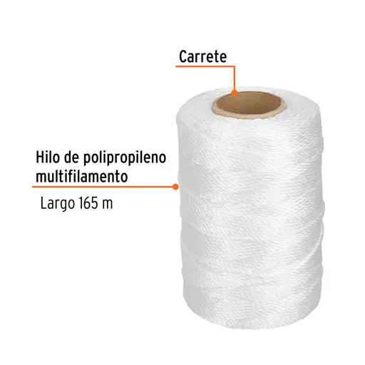 CUERDA PARA ALBAÑIL BLANCO 165M TRUPER