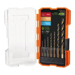 JUEGO BROCAS PARA METAL ALTA VELOCIDAD 7 PIEZAS TRUPER