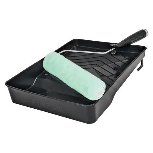 KIT BANDEJA RODILLO Y FELPA 9" TRUPER
