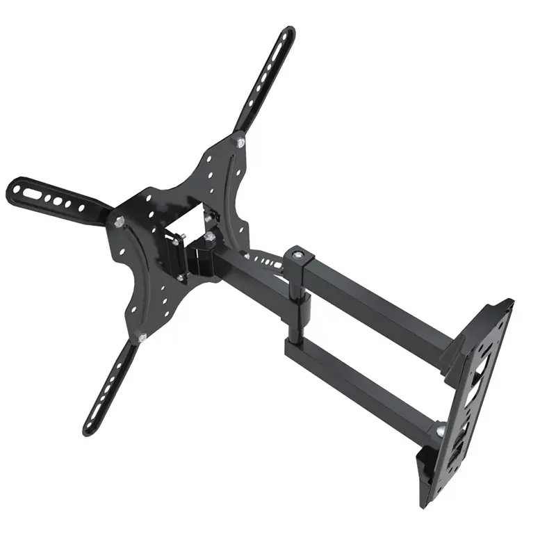 Soporte de brazo articulado de acero negro para televisores de 32 a 60 pulgadas Klip Xtreme instalado en pared 4