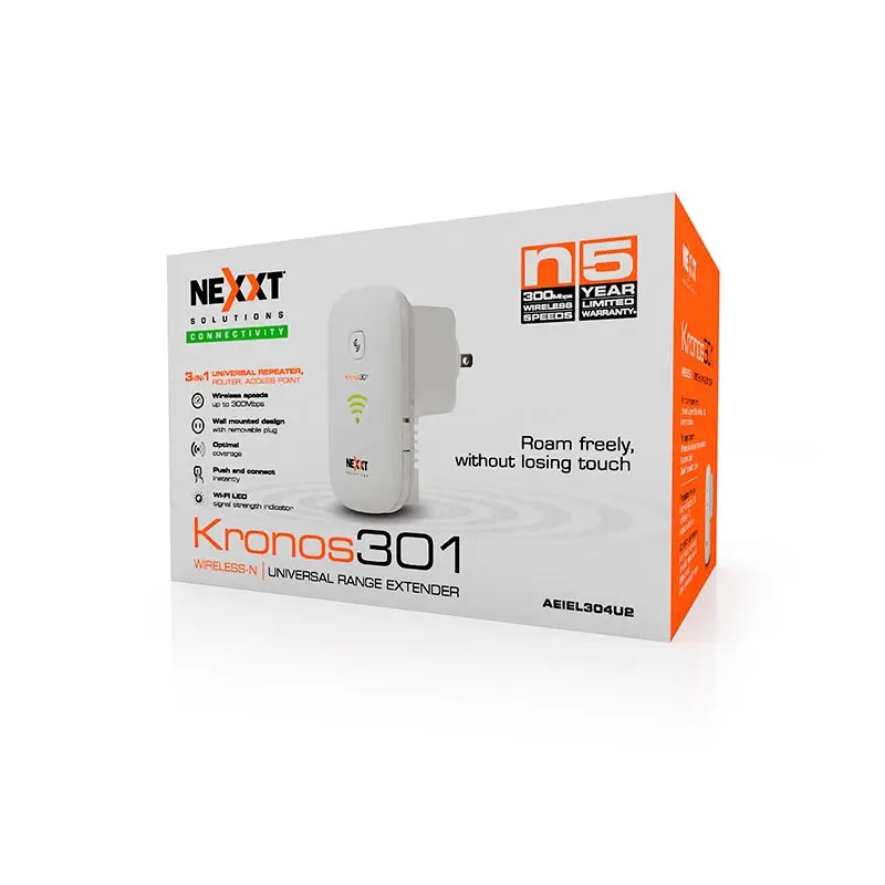 EXTENSOR WIFI KRONOS 301 NEXXT SOLUTIONS — vista 2