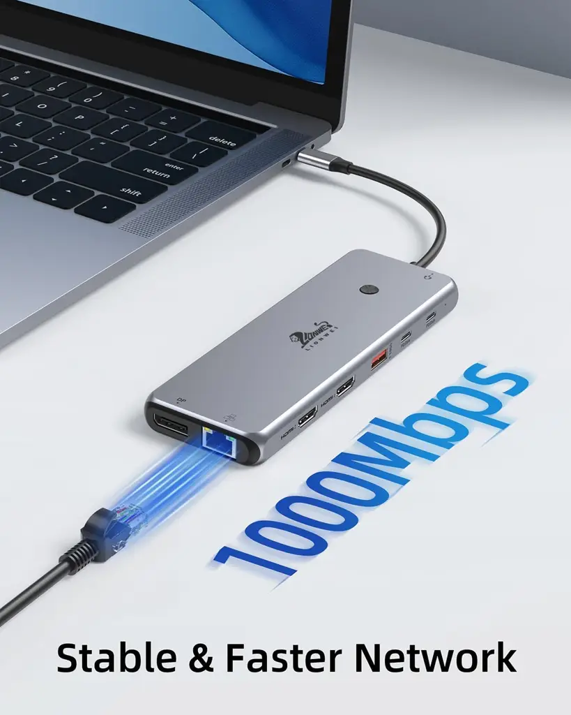 DONGLE USB C 13 EN 1 LIONWEI — vista 2