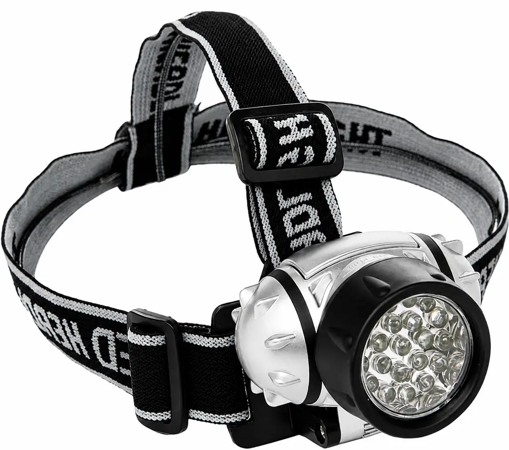 Linterna de cabeza RedPower de 12 LED con cintas elásticas ajustables para trabajo manos libres 1