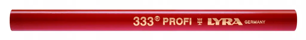 LAPIZ CARPINTERO 330 ROJO LYRA