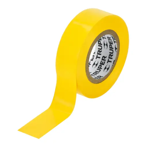 TAPE ELÉCTRICO AMARILLO 19MM X 9M TRUPER