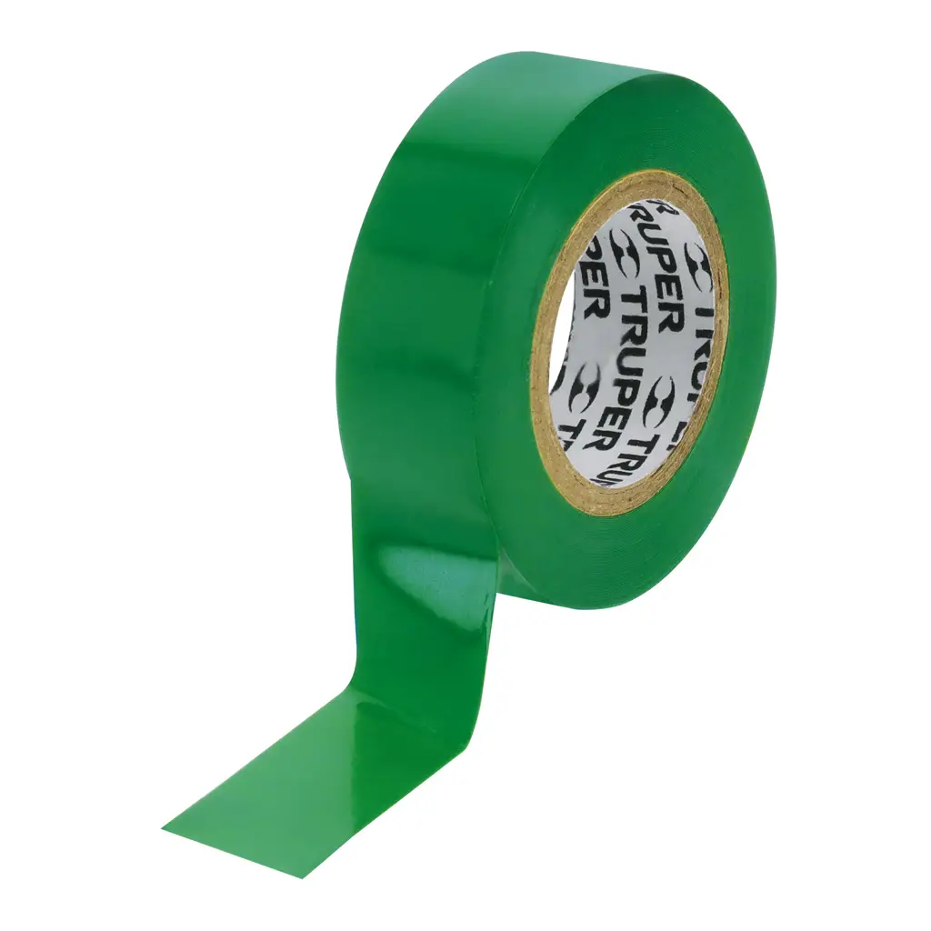 TAPE ELÉCTRICO VERDE 19MM X 9M TRUPER — vista 2