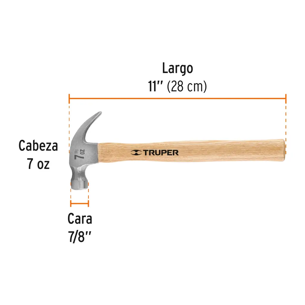 MARTILLO CABO MADERA 7 OZ TRUPER — vista 2