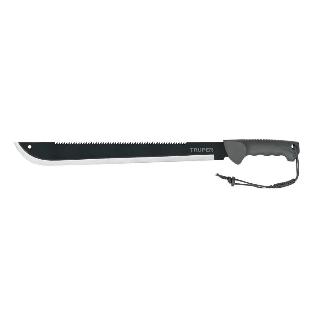 MACHETE DOBLE FILO 18" CON FUNDA TRUPER