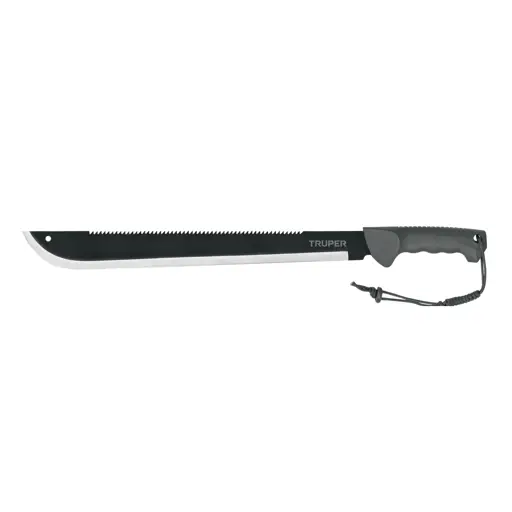MACHETE DOBLE FILO 18" CON FUNDA TRUPER