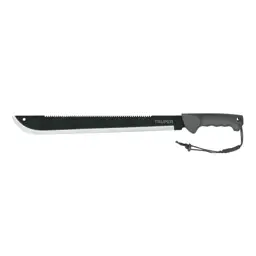 MACHETE DOBLE FILO 18" CON FUNDA TRUPER