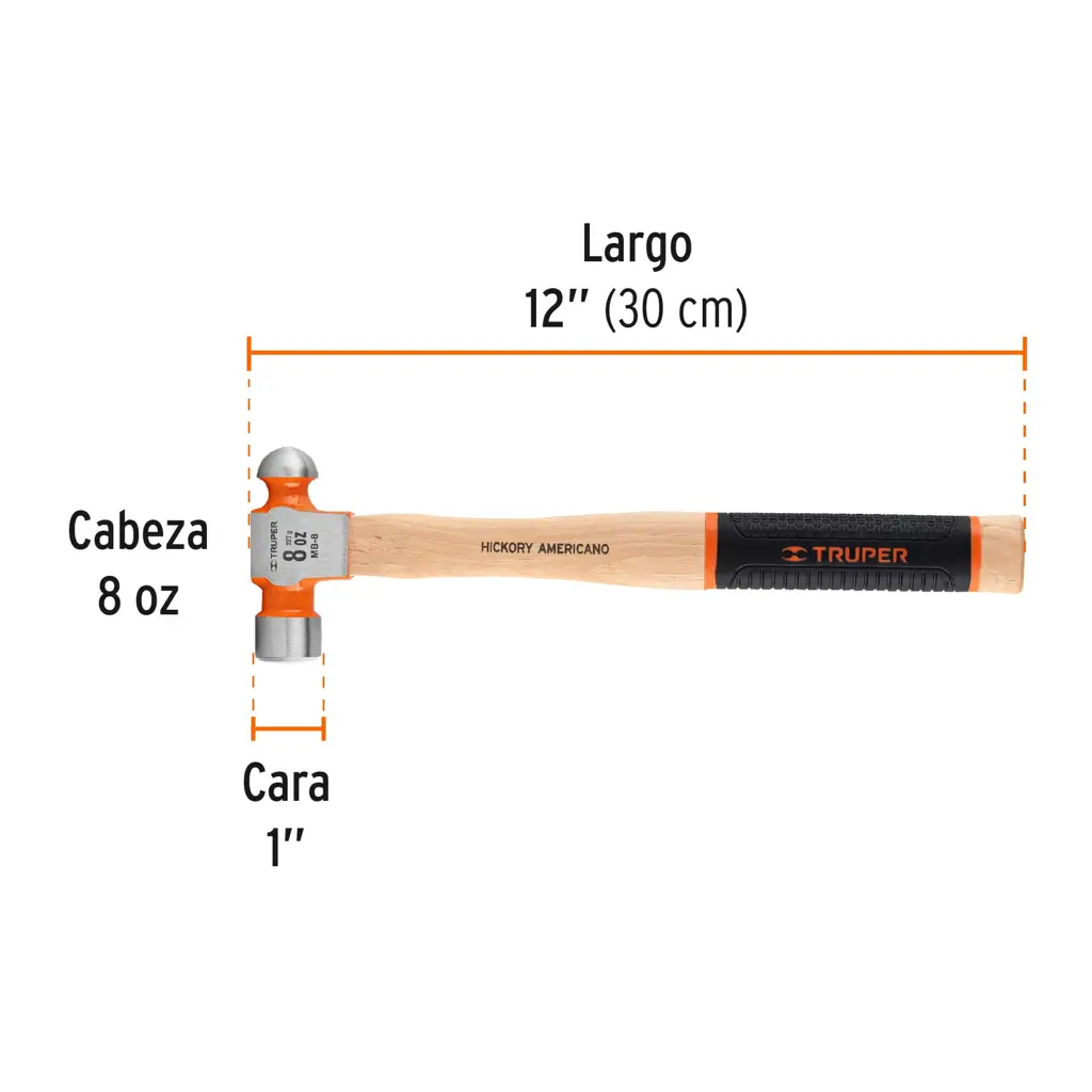 MARTILLO DE BOLA 8 ONZAS TRUPER — vista 2