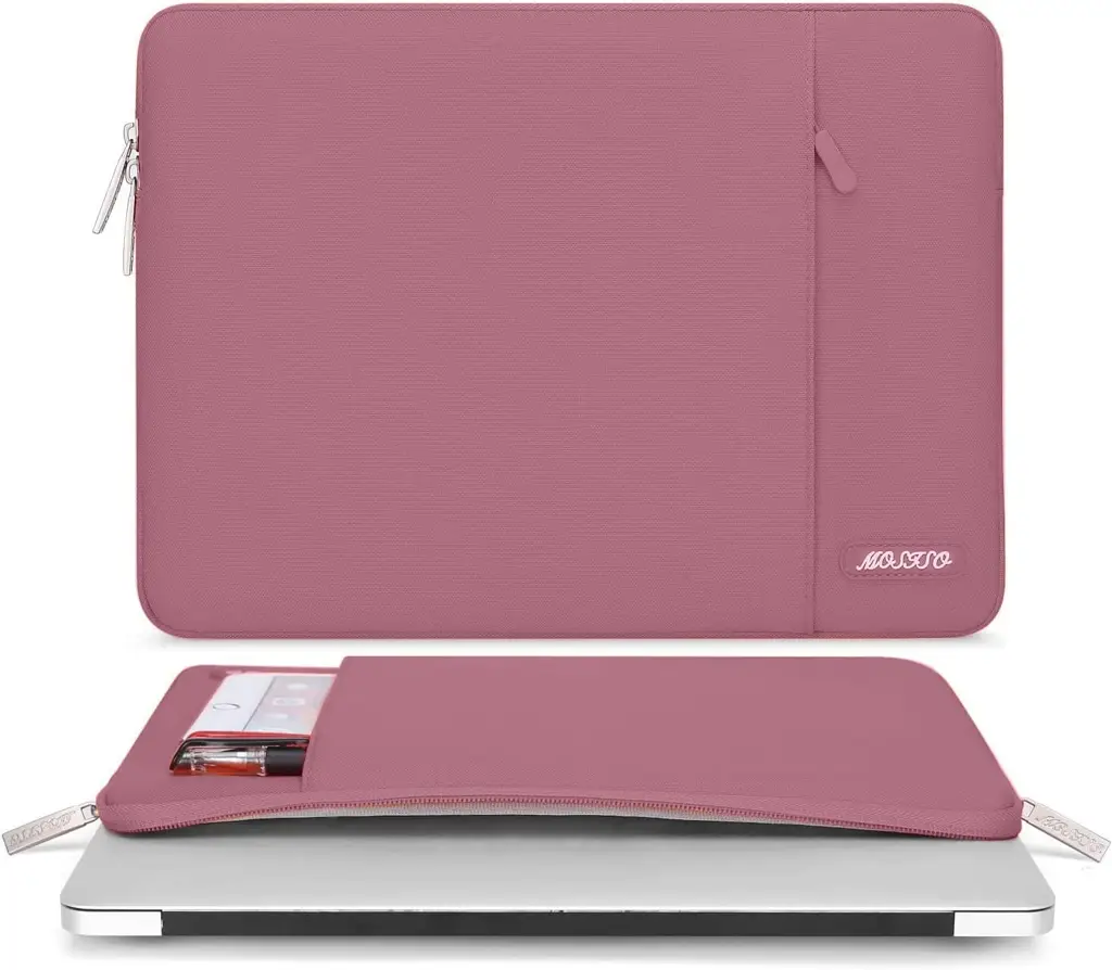 FUNDA VERTICAL CON BOLSILLO LAPTOP 15 PULGADAS MOSISO — vista 3