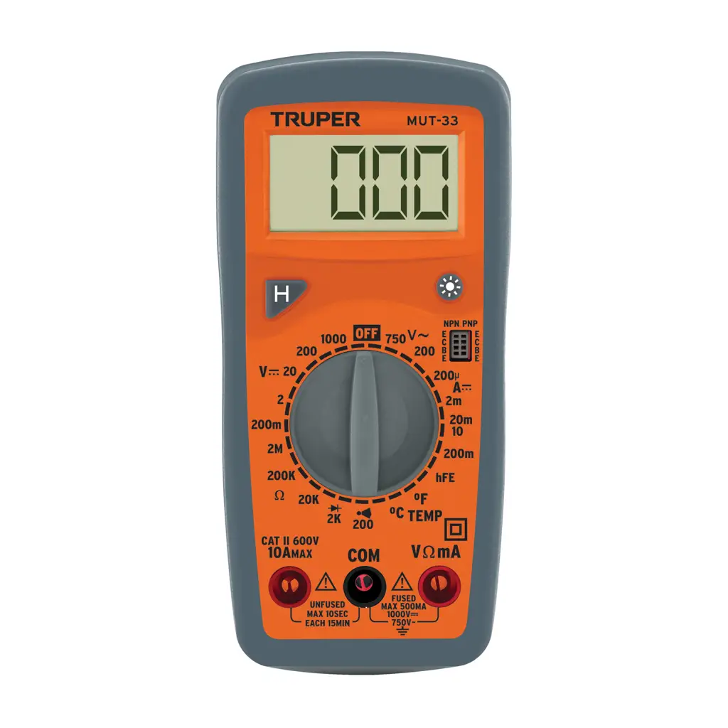 TESTER MULTIMETRO DIGITAL JUNIOR TRUPER