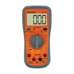 TESTER MULTIMETRO DIGITAL PROFESIONAL CON RMS VERDADERO TRUPER 