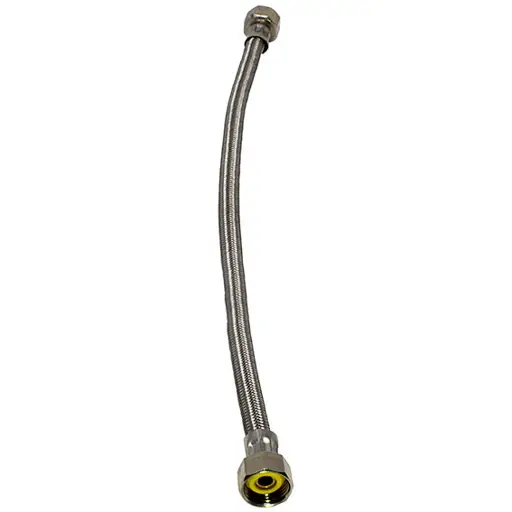 TUBO ABASTO ACERO INOX APRIETE 1/2X7/8X50CM MIBER