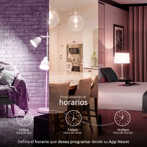 BOMBILLO INTELIGENTE LED RBG WIFI NEXXT SOLUTIONS (PAQUETE DE 2)