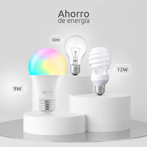 BOMBILLO INTELIGENTE LED RBG WIFI NEXXT SOLUTIONS (PAQUETE DE 2)