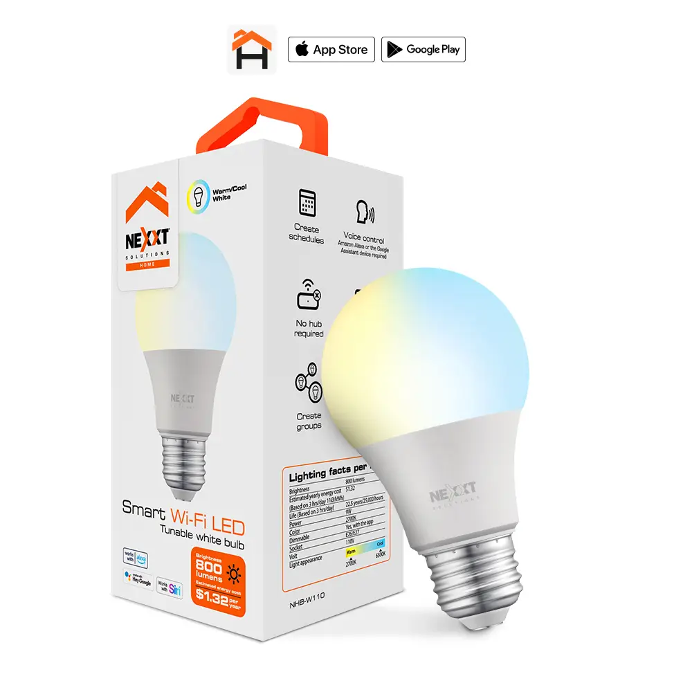 BOMBILLO INTELIGENTE LED WIFI NEXXT SOLUTIONS
