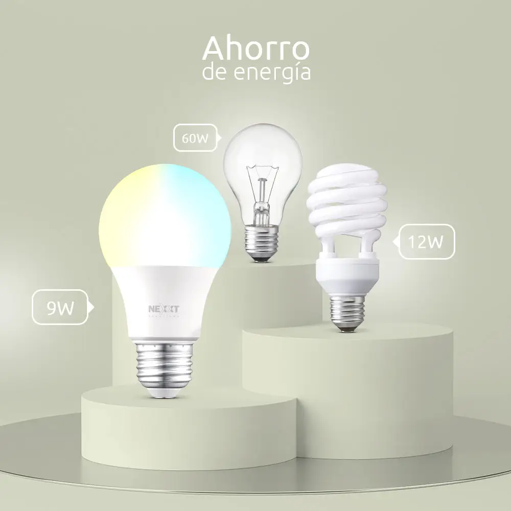 BOMBILLO INTELIGENTE LED WIFI NEXXT SOLUTIONS — vista 2