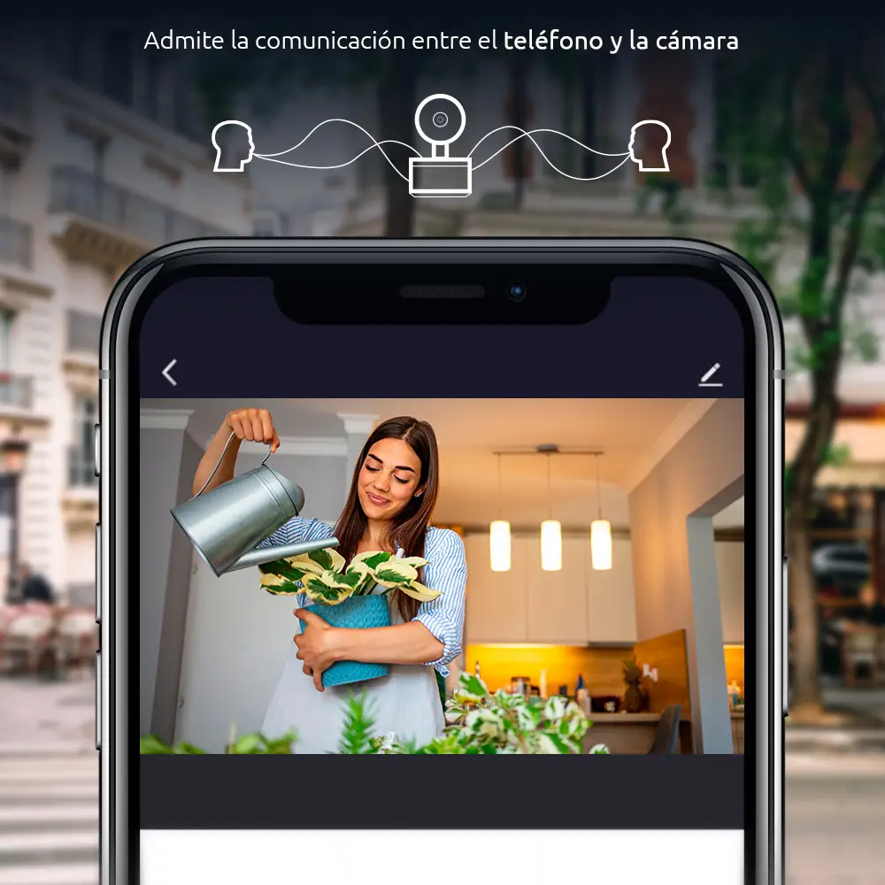 CAMARA INDOOR 2K MOTORIZADA NEXXT SOLUTIONS — vista 3