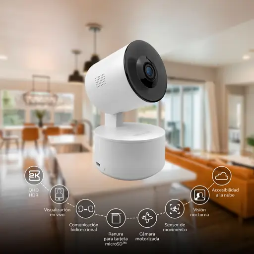 CAMARA INDOOR 2K MOTORIZADA NEXXT SOLUTIONS