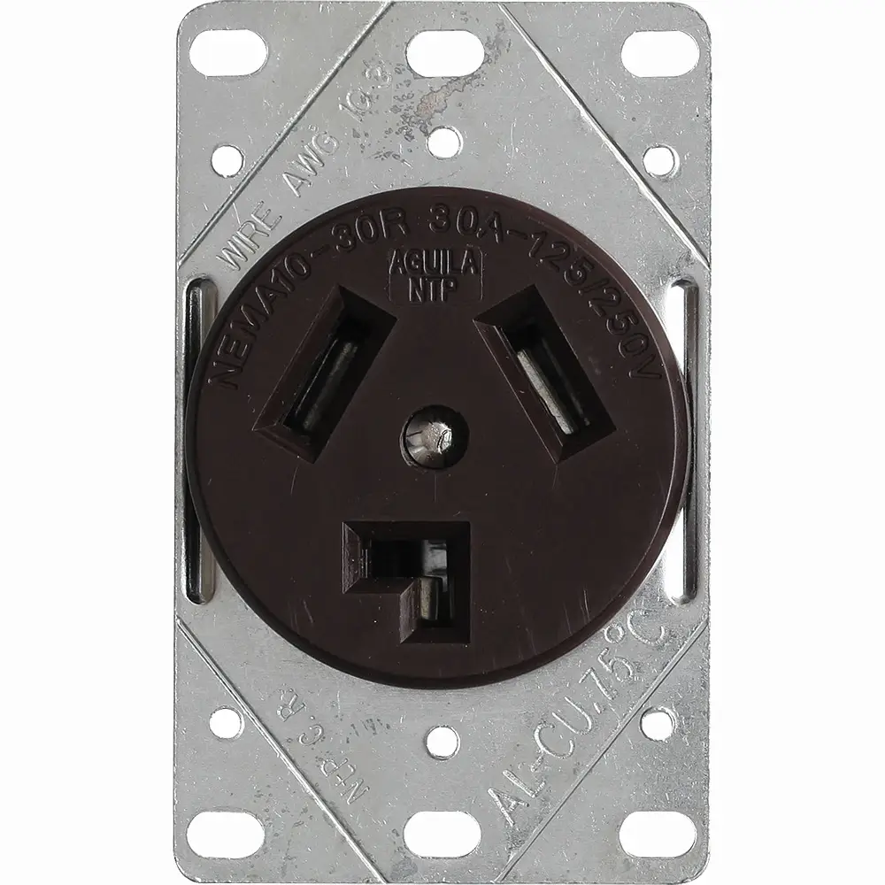 Tomacorriente de empotrar Eagle 50A 125/250V para uso comercial 1