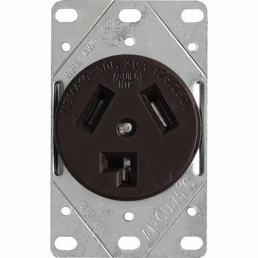 TOMACORRIENTE EMPOTRAR 3 POLOS 30-50A 125-250V EAGLE