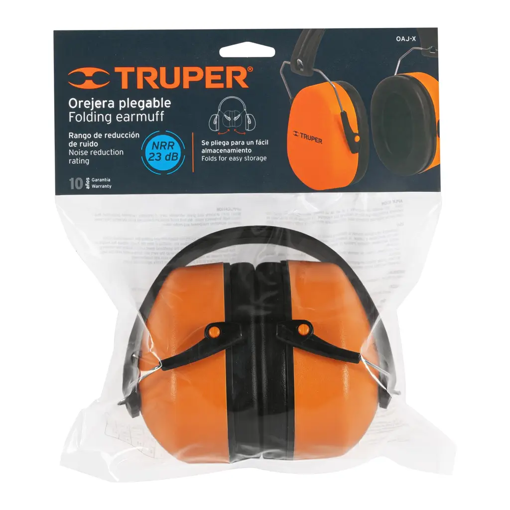 OREJERA PROTECTORA PLEGABLE AJUSTABLE TRUPER — vista 2