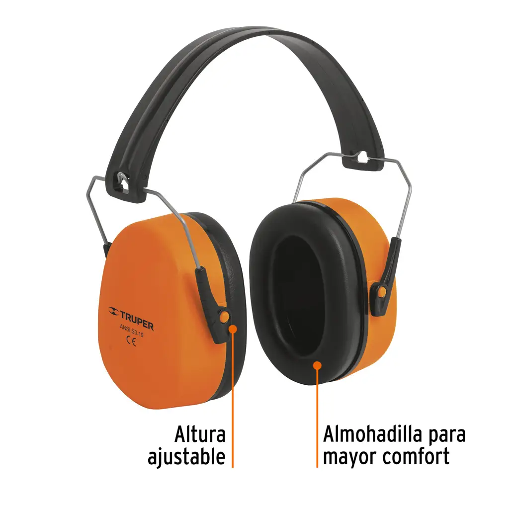 OREJERA PROTECTORA PLEGABLE AJUSTABLE TRUPER — vista 4