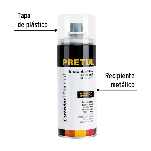 PINTURA SPRAY TRANSPARENTE 300 ML PRETUL