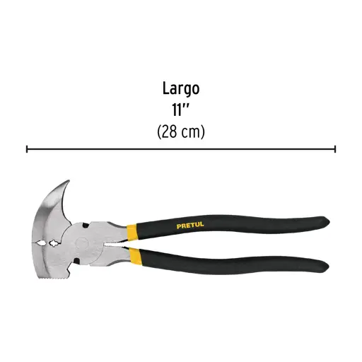 ALICATE PARA CERCA 11" PRETUL