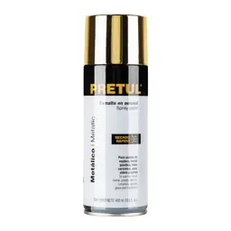 PINTURA SPRAY METALICO ORO 300ML PRETUL