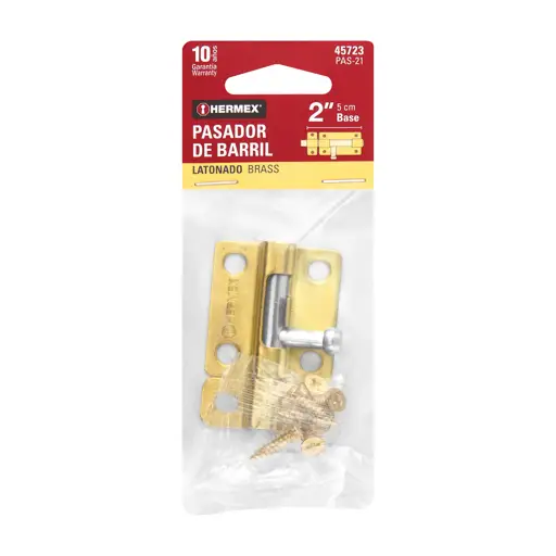 PASADOR LATONADO 2" HERMEX