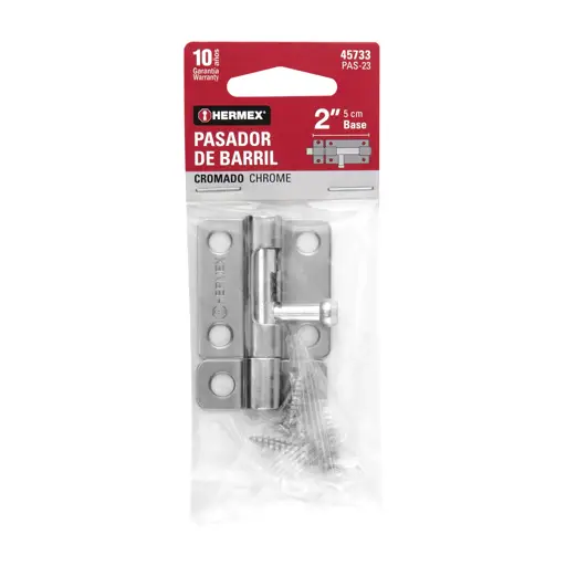 PASADOR CROMADO 2" HERMEX