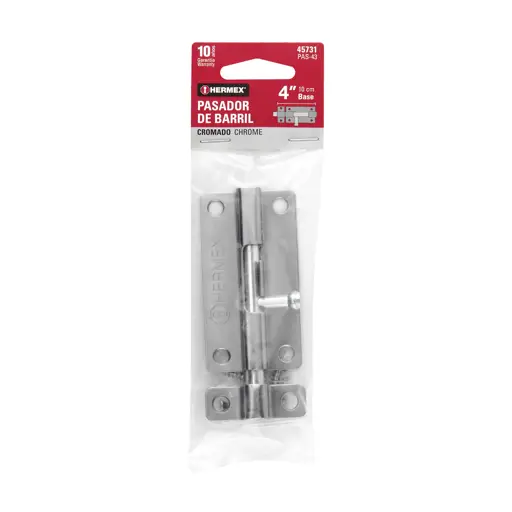 PASADOR CROMADO 4" HERMEX