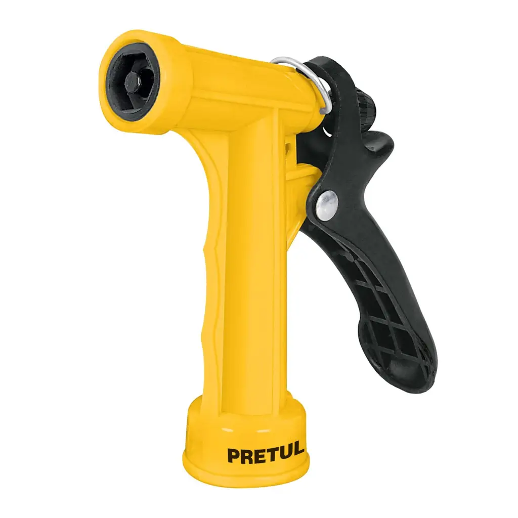 PISTOLA PARA MANGUERA PLASTICA 4" PRETUL 2 FUNCIONES