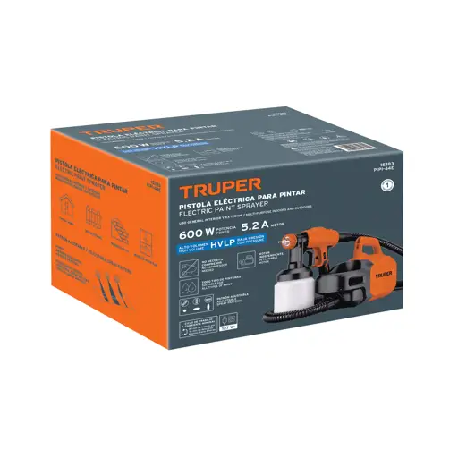 PISTOLA ELECTRICA PARA PINTAR 600W TRUPER