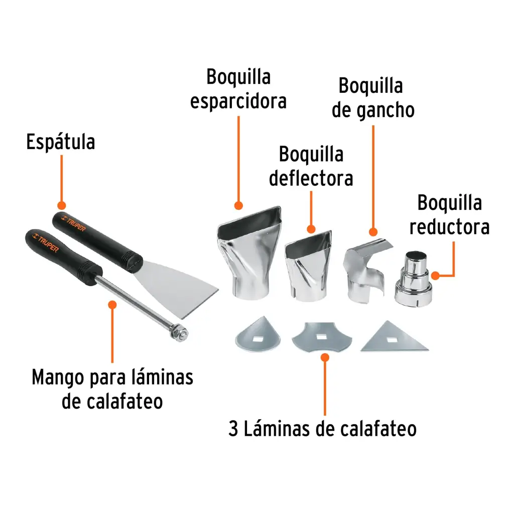 PISTOLA DE CALOR PROFESIONAL 2000W TRUPER — vista 3